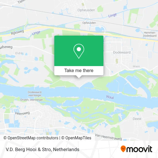 V.D. Berg Hooi & Stro map