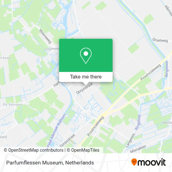 Parfumflessen Museum map