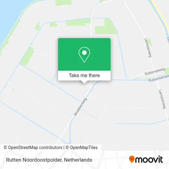 Rutten Noordoostpolder map