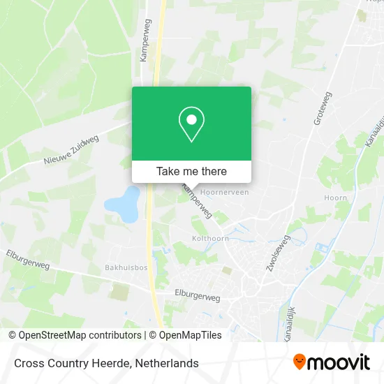 Cross Country Heerde map