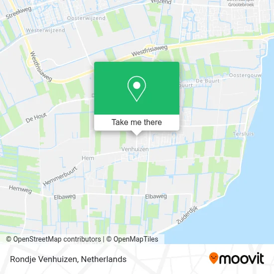 Rondje Venhuizen map