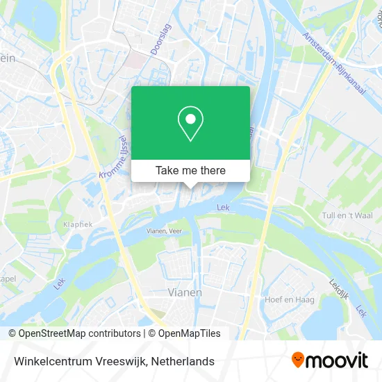 Winkelcentrum Vreeswijk map