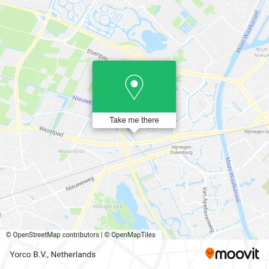 Yorco B.V. map