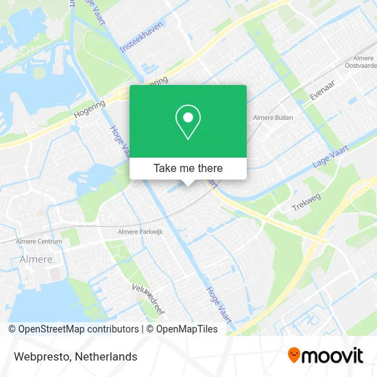 Webpresto map