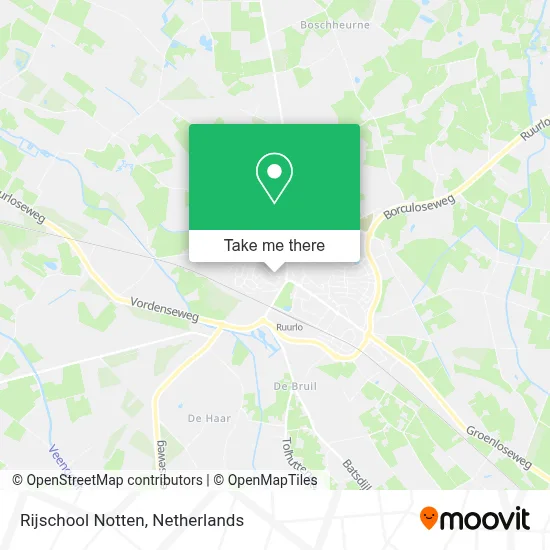 Rijschool Notten map