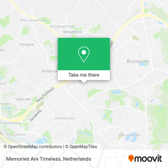 Memories Are Timeless map