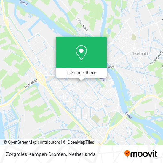 Zorgmies Kampen-Dronten map