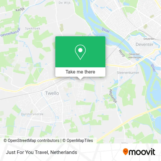 Just For You Travel map