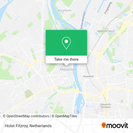 Hotel Fitzroy map