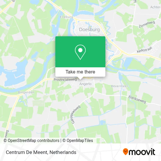 Centrum De Meent map