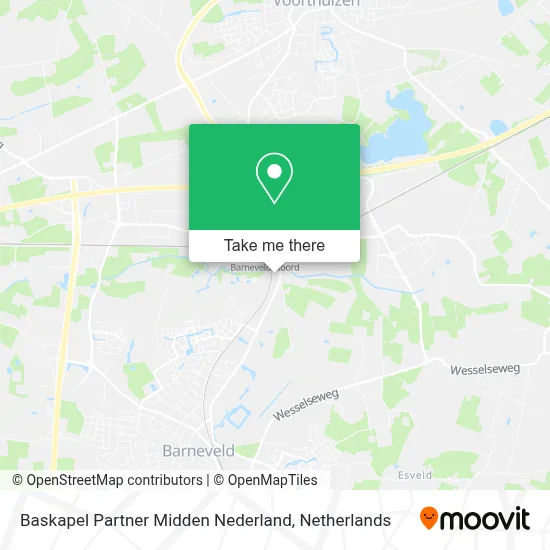 Baskapel Partner Midden Nederland map