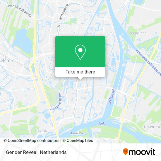 Gender Reveal map