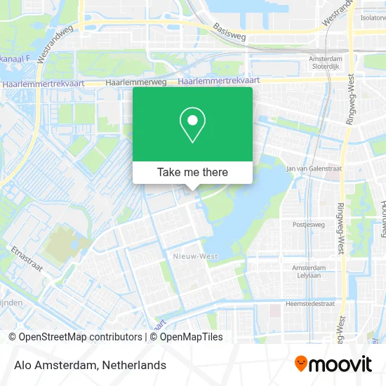 Alo Amsterdam map