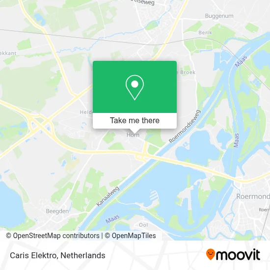 Caris Elektro map