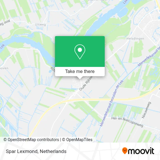 Spar Lexmond map
