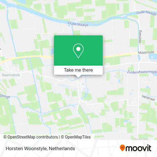 Horsten Woonstyle map