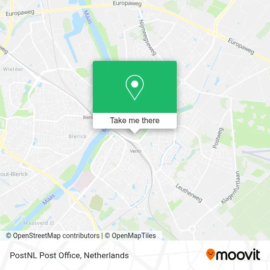 Postnl Postkantoor map