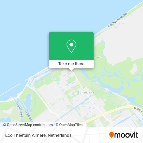 Eco Theetuin Almere map