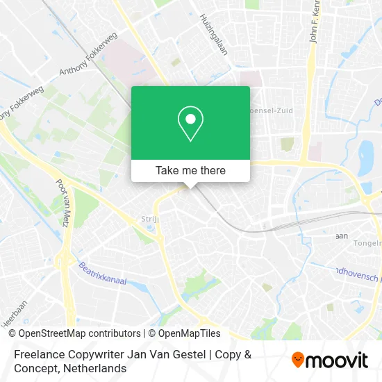 Freelance Copywriter Jan Van Gestel | Copy & Concept map