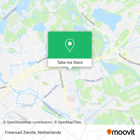 Freeroad Zwolle map