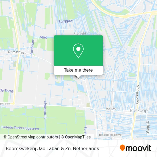 Boomkwekerij Jac Laban & Zn map