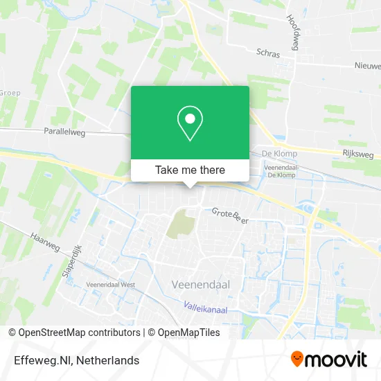 Effeweg.Nl map