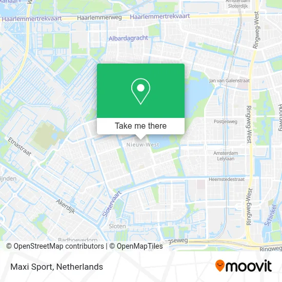 Maxi Sport map