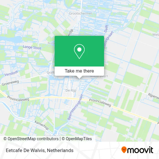 Eetcafe De Walvis map
