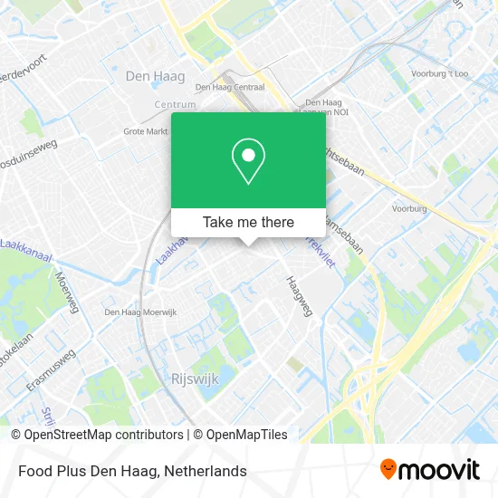 Food Plus Den Haag map