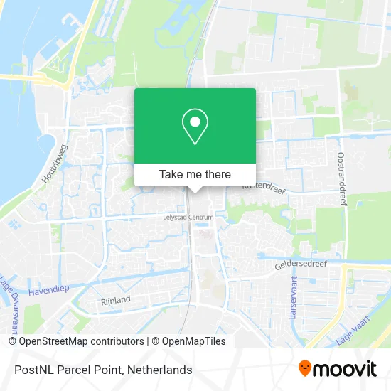 Postnl Pakketpunt map
