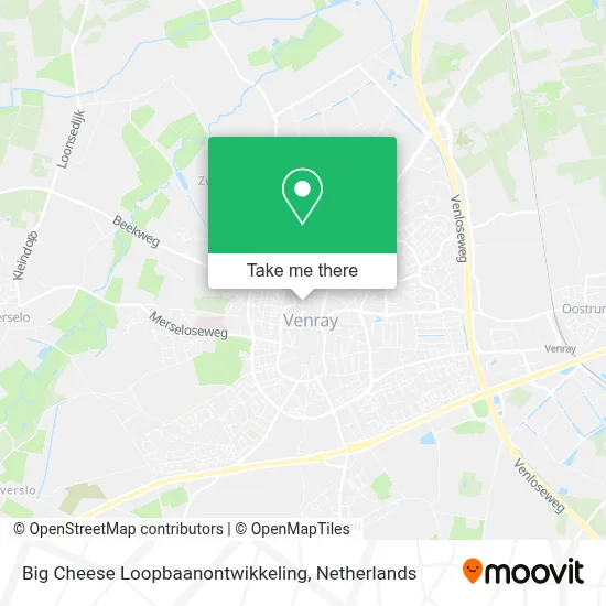 Big Cheese Loopbaanontwikkeling map