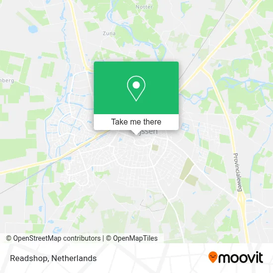 Readshop map