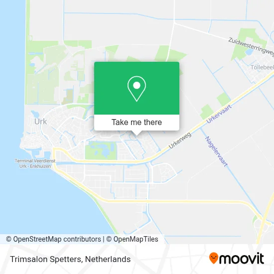 Trimsalon Spetters map