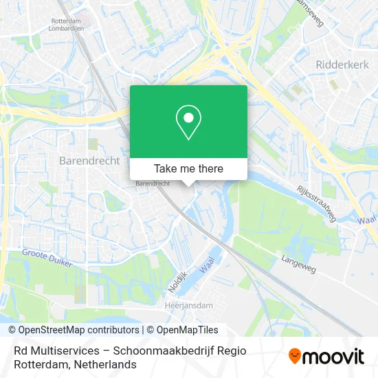 Rd Multiservices – Schoonmaakbedrijf Regio Rotterdam map