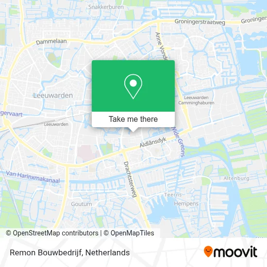 Remon Bouwbedrijf map