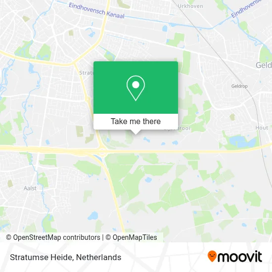 Stratumse Heide map