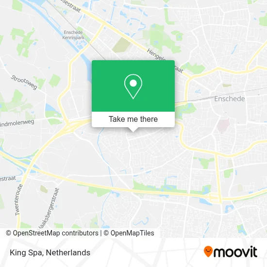 King Spa map