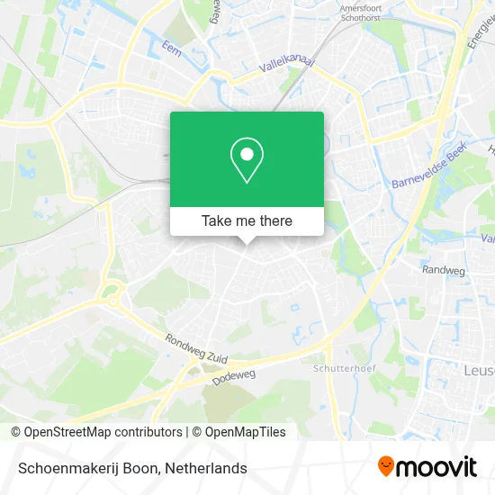 Schoenmakerij Boon map