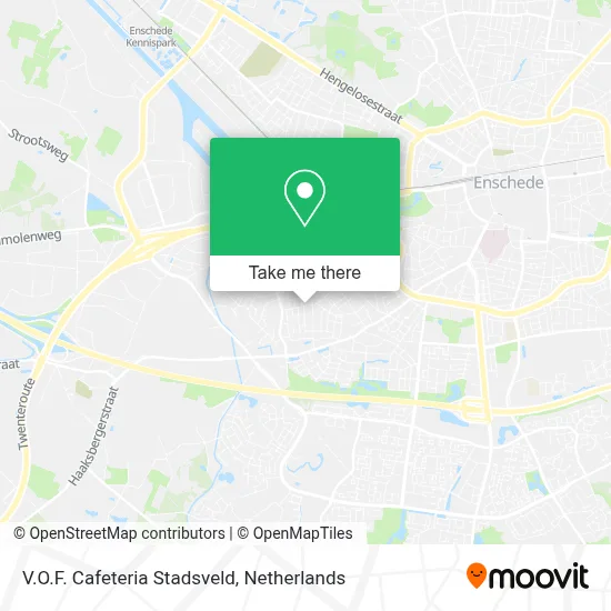 V.O.F. Cafeteria Stadsveld map