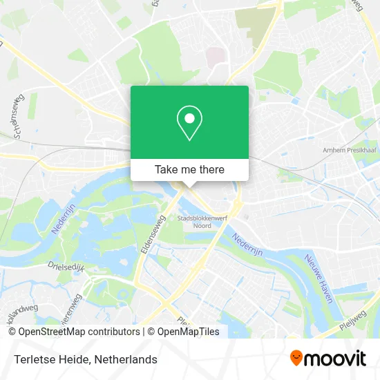 Terletse Heide map