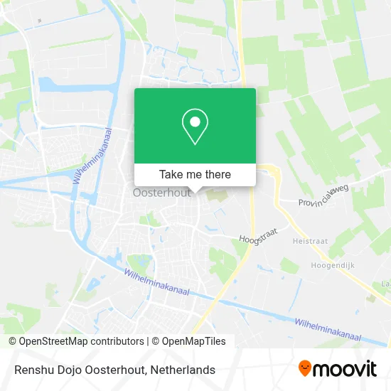 Renshu Dojo Oosterhout map