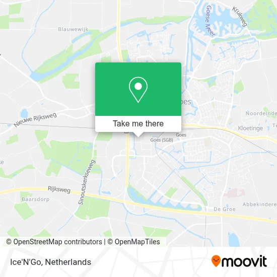 Ice'N'Go map