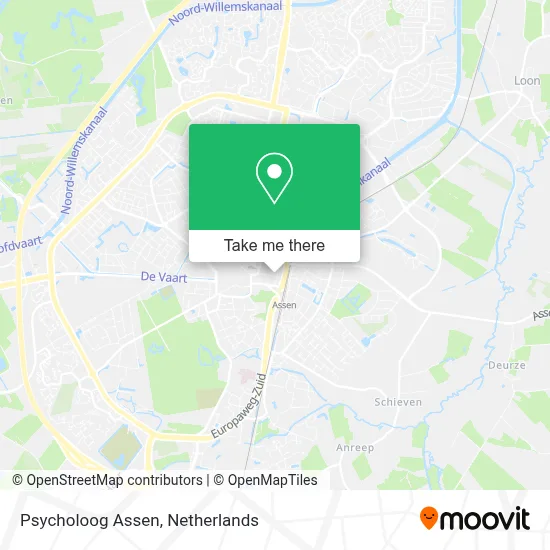Psycholoog Assen map