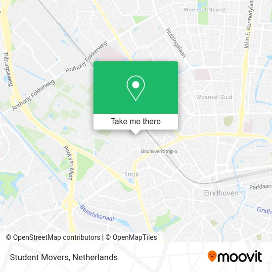 Student Movers map