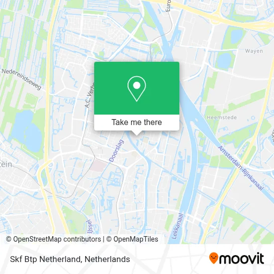 Skf Btp Netherland map