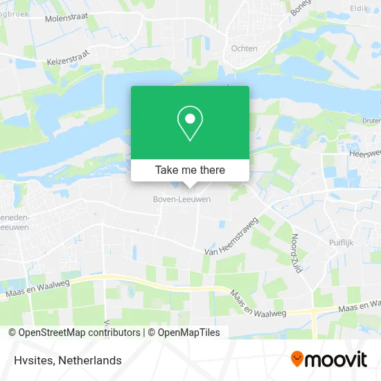 Hvsites map