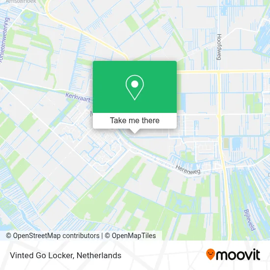 Vinted Go Locker map