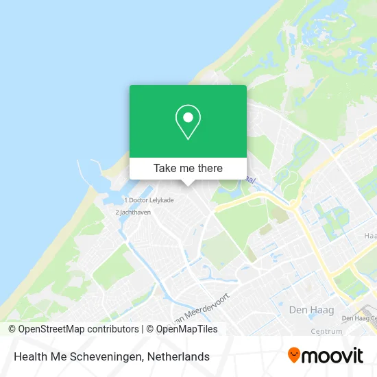 Health Me Scheveningen map