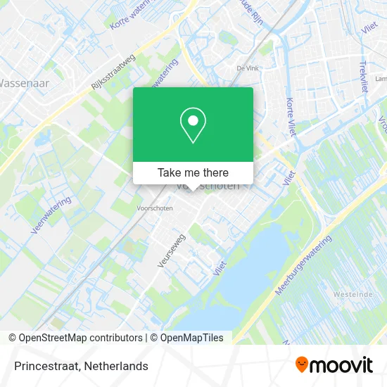 Princestraat map