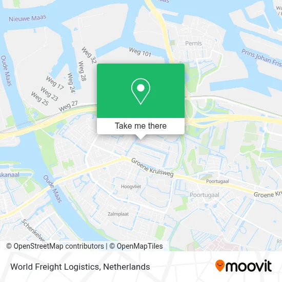 World Freight Logistics map